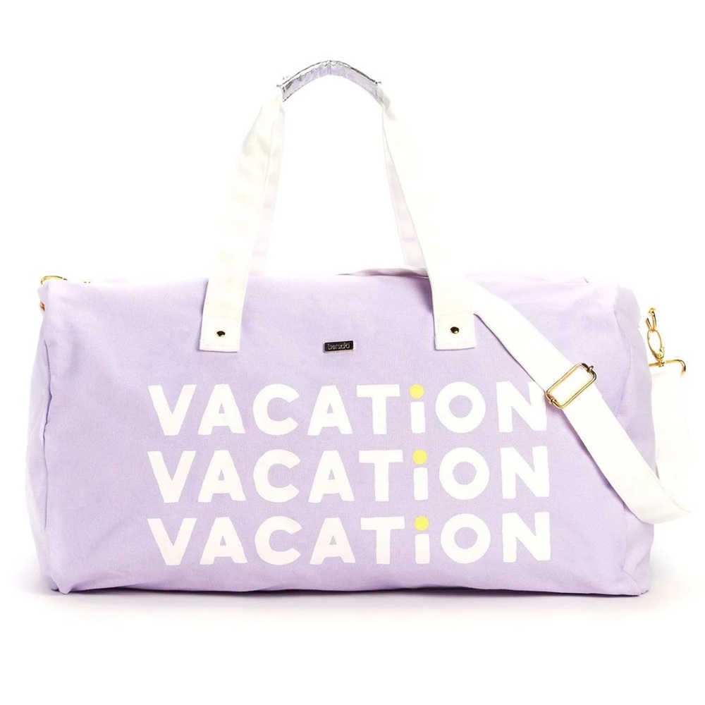 Lavender Vacation Duffle Bag